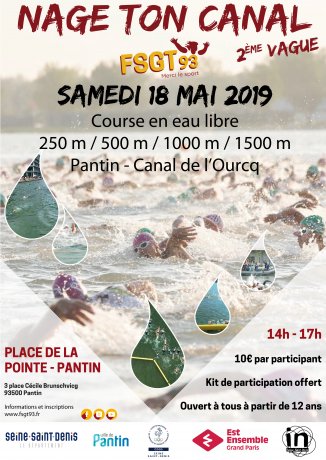 Participez à la deuxième édition de Nage ton canal, course de natation en eau (...)